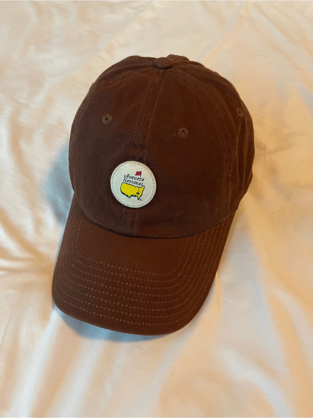 ANGC Augusta National Members Only Pro Shop Dark Brown Hat